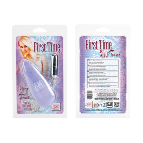 First Time Satin Teaser Pink Clitoral Vibrator with Multi Speeds BULLETS