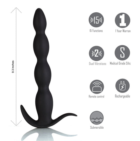 Maia Mason - Rechargeable Anal Beads with Wireless Remote > Anal Range > Anal Beads
