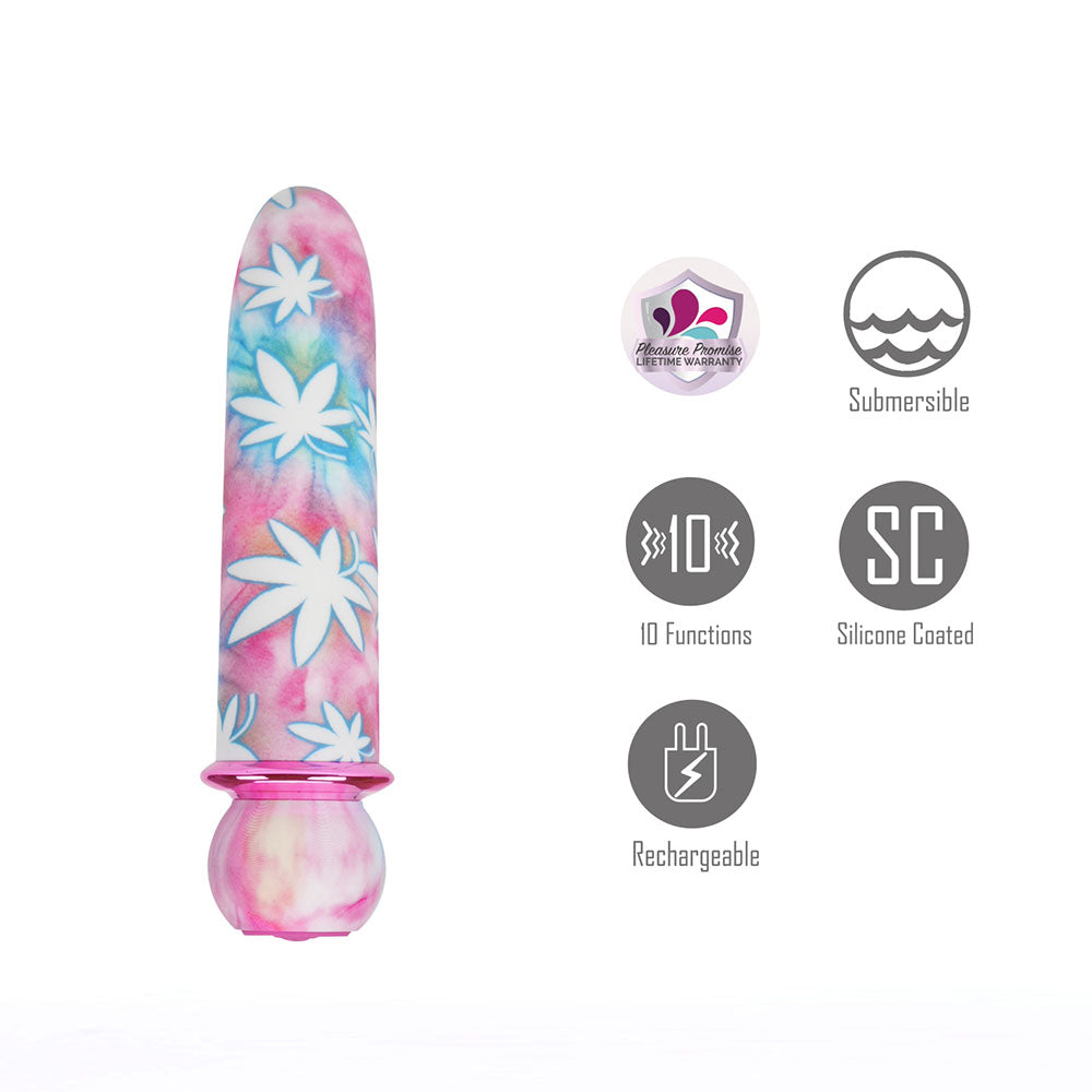 Maia Jaguar 420 Tie Dye – 10.1 cm USB Rechargeable Bullet Vibrator > Vibrators > Mini Vibrators