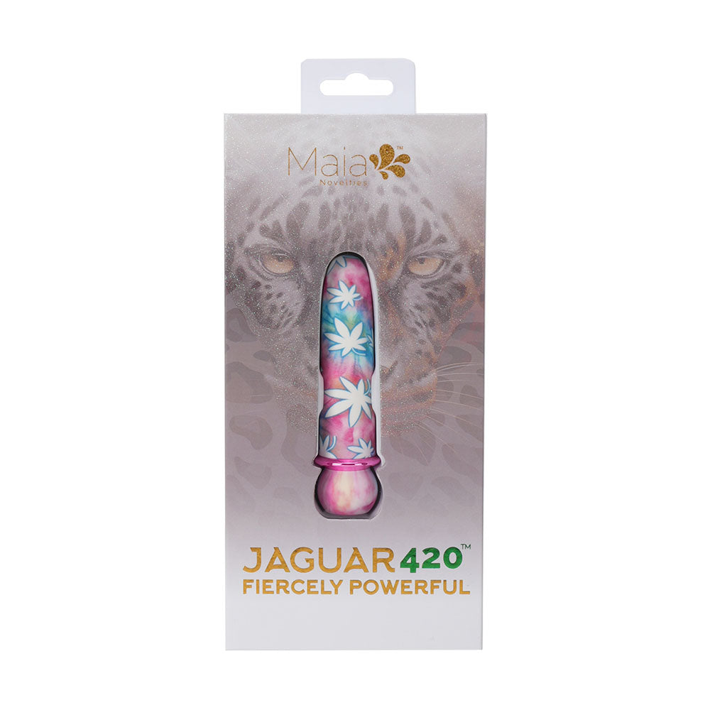 Maia Jaguar 420 Tie Dye – 10.1 cm USB Rechargeable Bullet Vibrator > Vibrators > Mini Vibrators