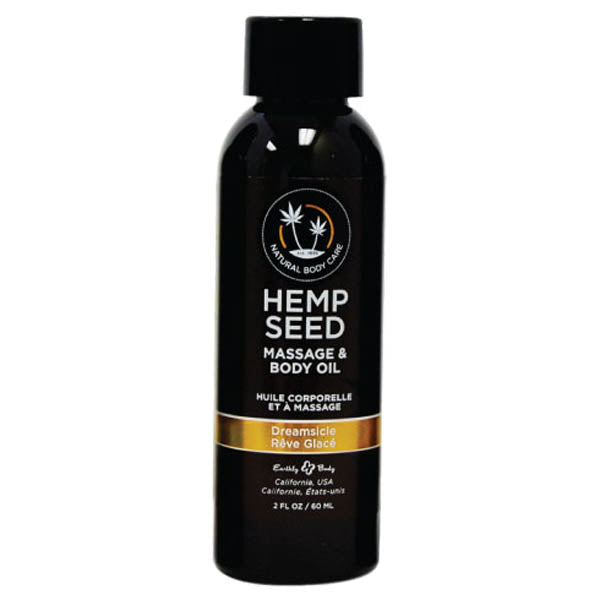 Earthly Body Hemp Seed Massage Oil – Non-Greasy 59ml Default Title > Essentials > Massage Oil