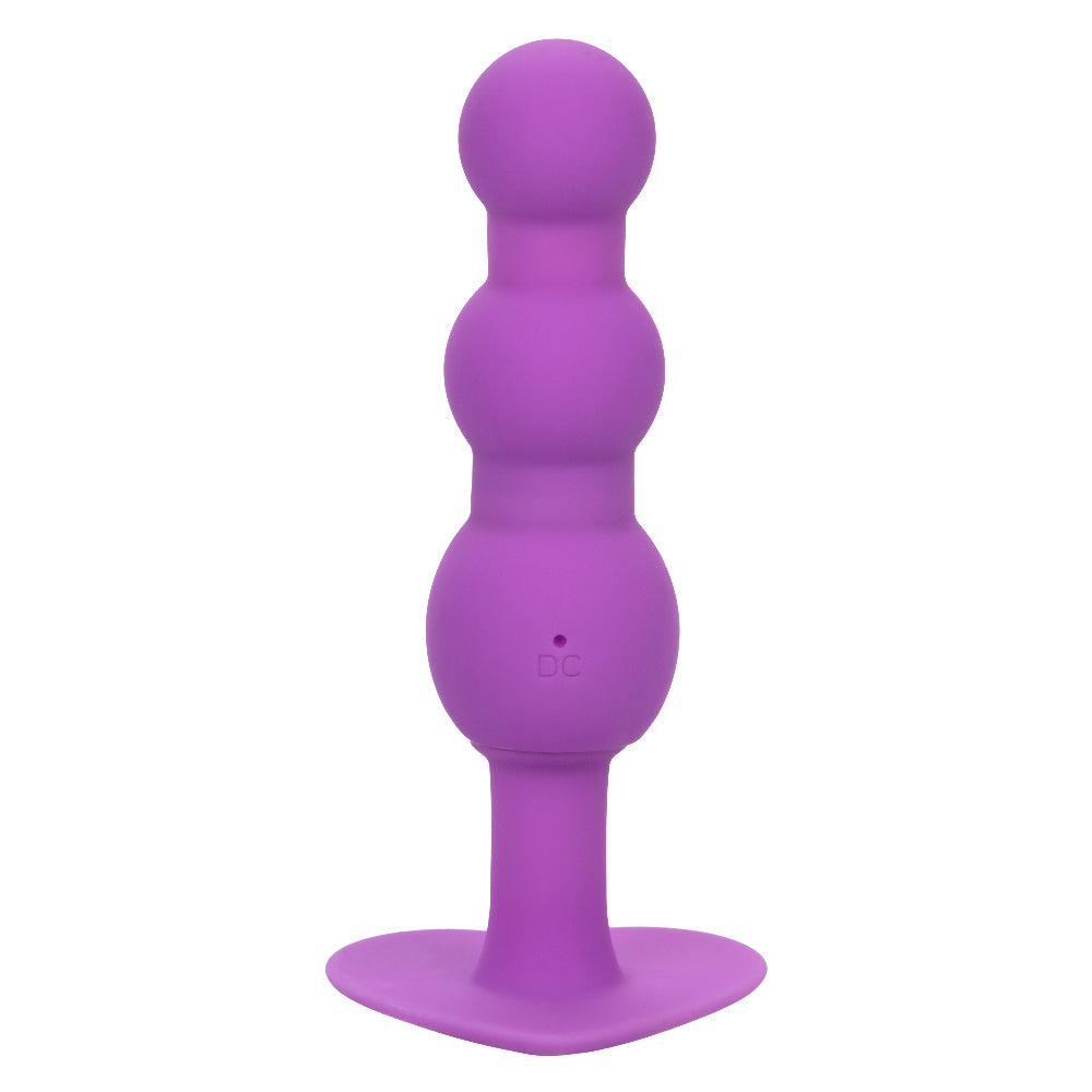 First Time Vibraing Beaded Probe Butt Plugs