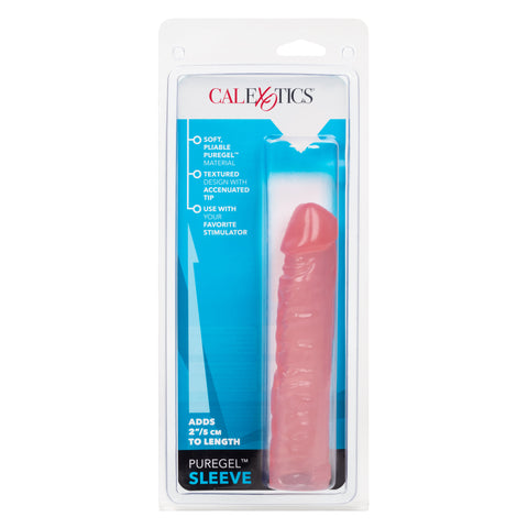 Puregel Pink Sleeve for Adult Toy Enhancer Non Vibrating SLEEVES