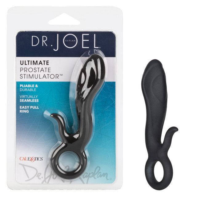 Dr Joel Kaplan Prostate Stimulator Silicone Sex Toy Black > Anal Range > Prostate Plugs