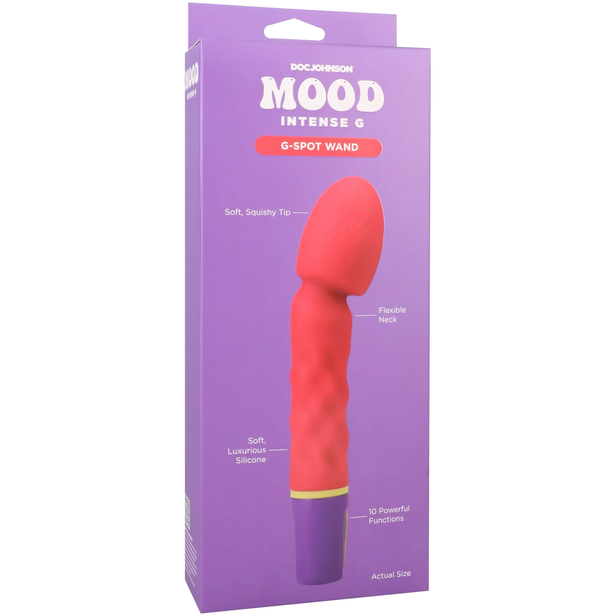 Mood Intense G - Silicone 10 Function Curved Vibrator Pink > Vibrators > G-Spot