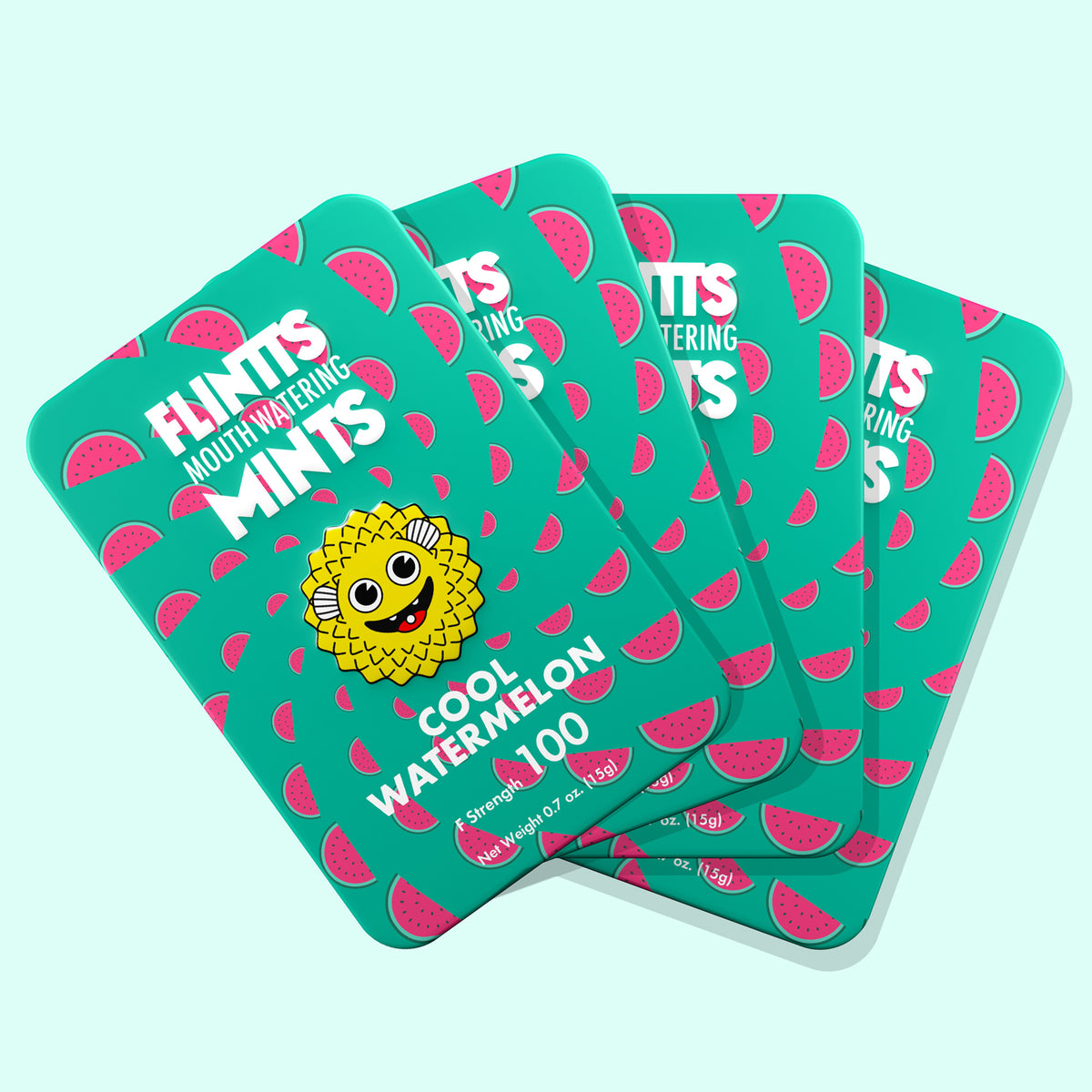 Flintts Cool Watermelon Mouth Mints with Gentle Mint Finish > Novelties > Candy & Edible Items