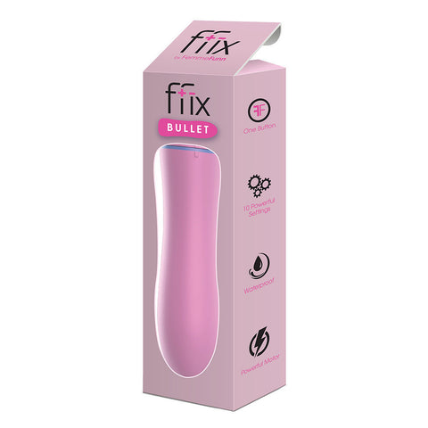 Femme Funn Ffix Bullet Vibrator Light Blue with 10 Modes Pink BULLETS