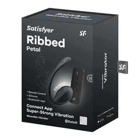 Satisfyer Ribbed Petal Connect – Portable Silicone Vibrator