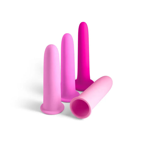 Inya Gliders (Pink) – Silicone Dilator Set with Stackable Sleeves > Sex Toys > Dilators