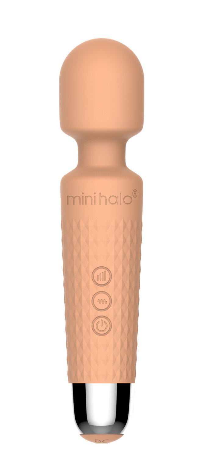 Mini Halo Peach Fuzz Wireless Wand Massager Rechargeable Default Title > Sex Toys > Mini Massagers