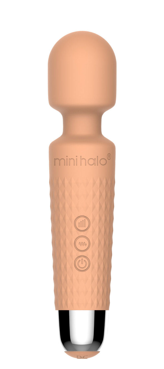 Mini Halo Peach Fuzz Wireless Wand Massager Rechargeable Default Title Electric Massager