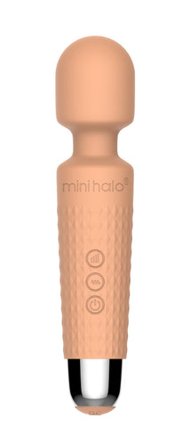 Mini Halo Peach Fuzz Wireless Wand Massager Rechargeable Default Title Electric Massager