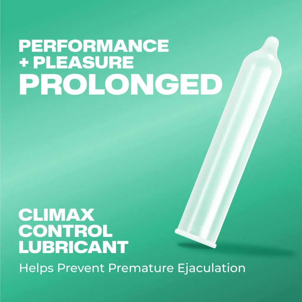 Trojan Extended Pleasure Condoms 12 Pack with Climax Control > Essentials > Condoms