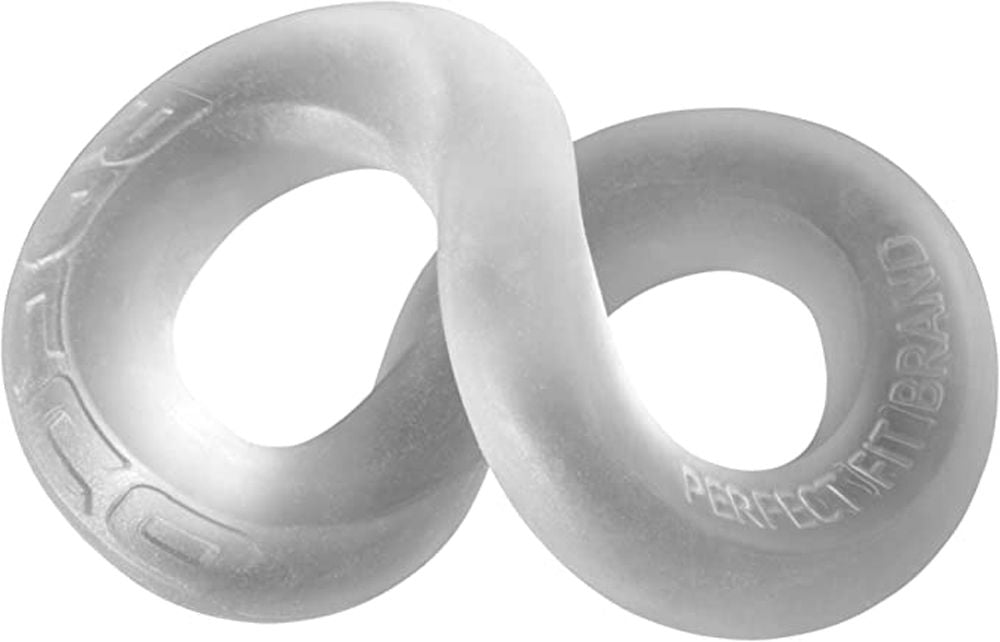 Rocco 3-Way XL Wrap Ring (Clear) – Soft Stretchy Cock and Ball Ring > Cock Ring > Single