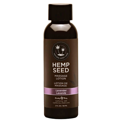Hemp Seed Massage Lotion Lavender Scented 59 Milliliter Bottle