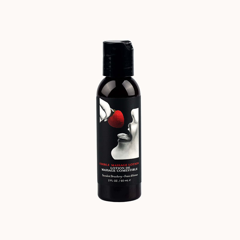 EB Edible Massage Lotion Strawberry 60 ml - Tasty and Nourishing Massage Oil