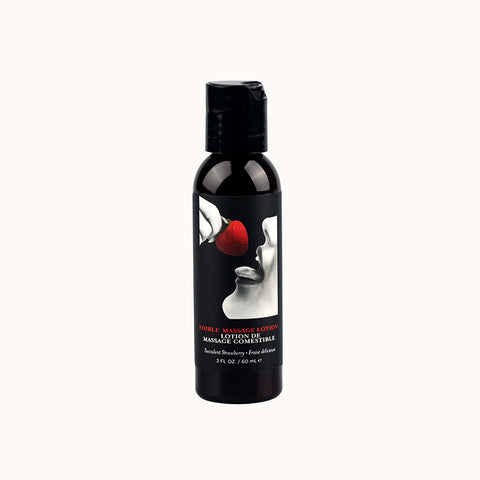 EB Edible Massage Lotion Strawberry 60 ml - Tasty and Nourishing Massage Oil