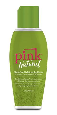 Pink Natural 4.7 Oz Water-Based Lubricant with Aloe Vera Extract Speciality Lubricants