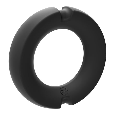 Merci Paradox Silicone Covered Metal Cock Ring Black 50mm COCK RINGS