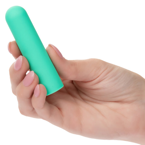 Turbo Buzz Rounded Bullet Vibrator Green Compact Discreet BULLETS