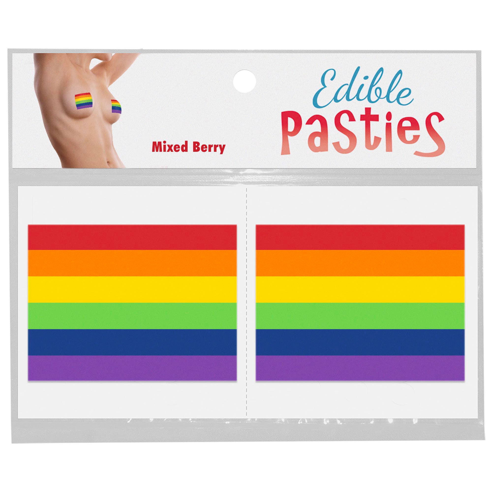 Rainbow Pride Pasties – Flavored Body Stickers > Clothes > Pasties