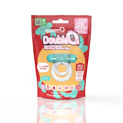 Screaming O 4T DoubleO 6 Kiwi – Super Powered Vibrating Double Ring Cock Rings Vibrating