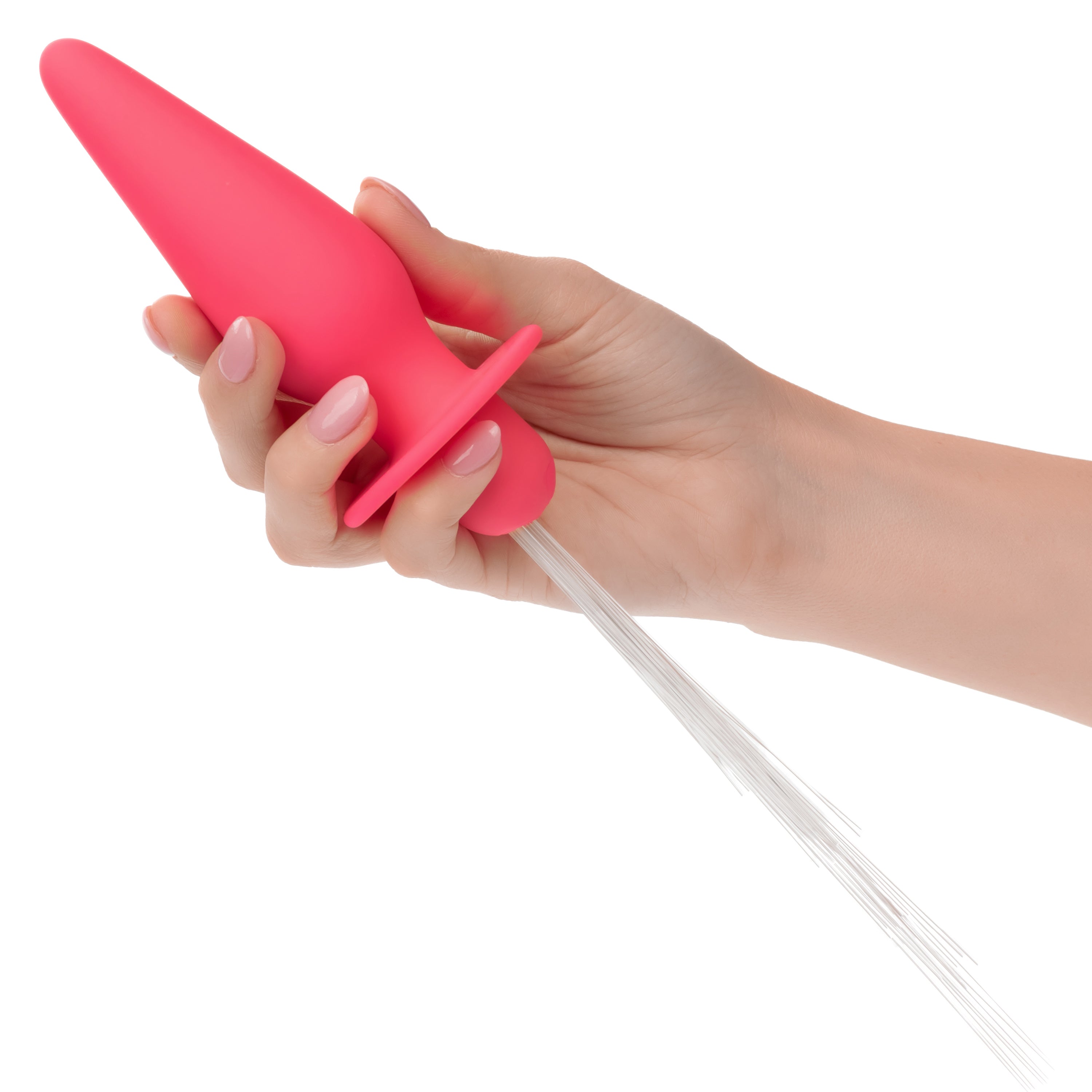 Southern Lights Vibrating Light Up Anal Probe Pink Silicone 10-Function USB Rechargeable 40-Minute Playtime Butt Plugs - Vibrating