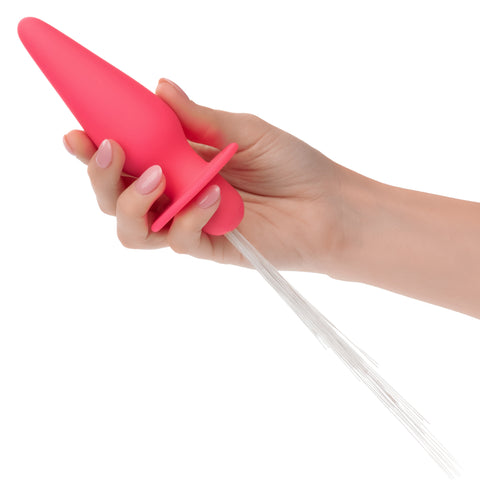 Southern Lights Vibrating Light Up Anal Probe Pink Silicone 10-Function USB Rechargeable 40-Minute Playtime Butt Plugs - Vibrating