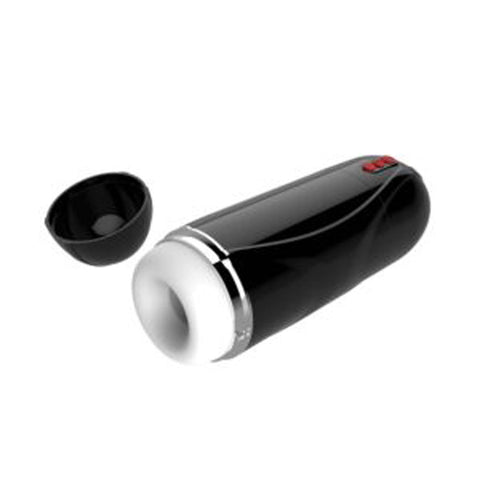 Vibrating Male Masturbator with Sucking and Vibration Functions Black Strokers - Auto