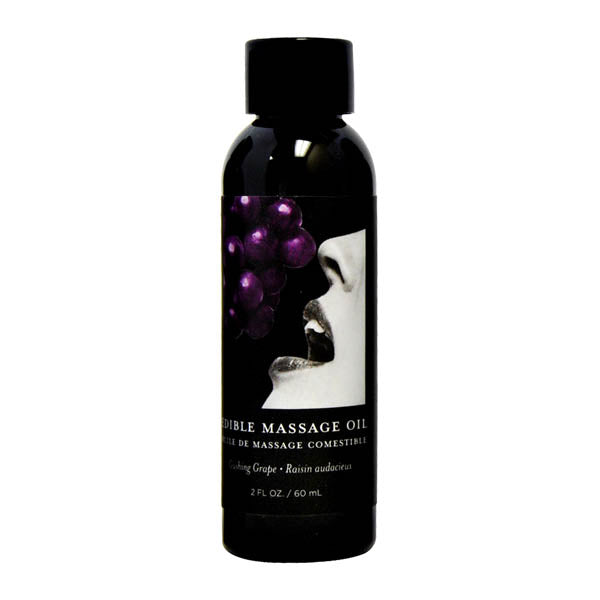 Edible Massage Oil Gushing Grape Flavored 59 Milliliter Bottle Default Title Massage Oil