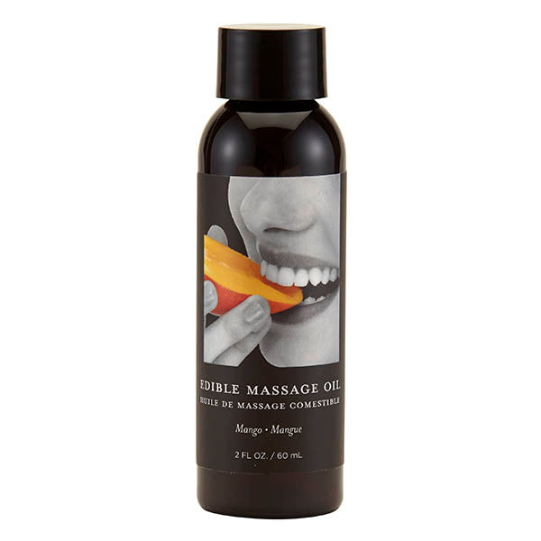 Edible Massage Oil Mango Flavored 59 Milliliter Bottle Default Title Massage Oil