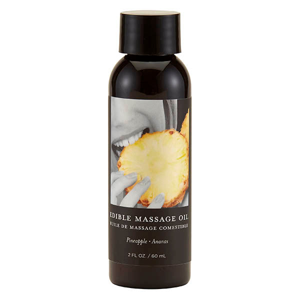 Edible Pineapple Massage Oil for Adult Intimacy 59 ml Bottle