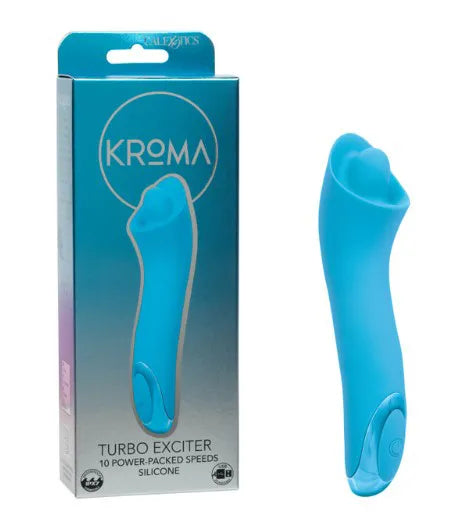 Kroma Turbo Exciter – Small Flexible Mini Massager Blue > Vibrators > Mini Vibrators
