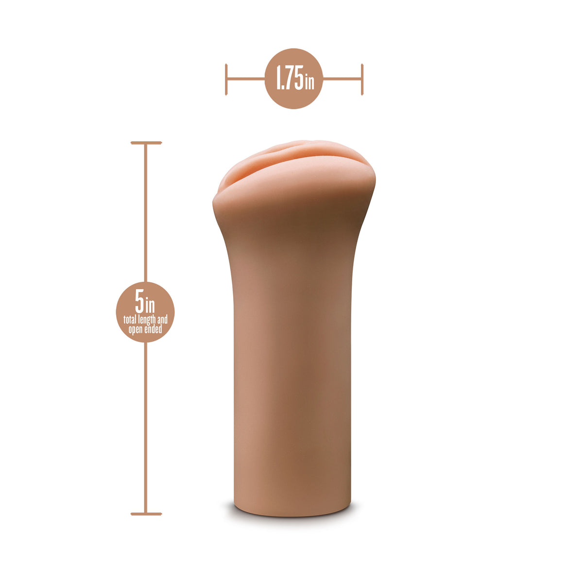 Enlust Molly Tan Male Stroker Soft X5 Plus Material Sleeve > Sex Toys For Men > Masturbators > Manual