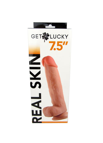 Get Lucky 7.5 Inch Bendable Real Skin Dildo by Voodoo Toys > Dildos > Realistic Dildos