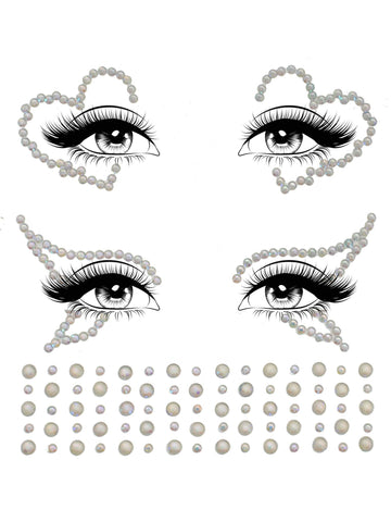 Ayla Glow In The Dark Adhesive Rhinestone Face And Body Jewelry Default Title Body Jewelry (Non Piercing)