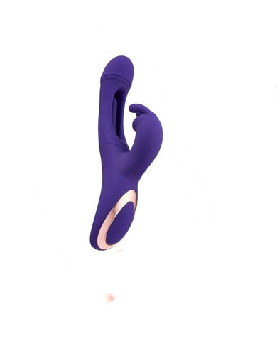 Flutter Touch Rabbit Vibrator Violet With G-Spot Fluttering Stimulator VIBRATORS-RABBIT