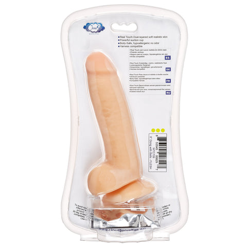 8 Inch Dual Density Realistic Dildo with Veins and Suction Cup Dongs Realistic
