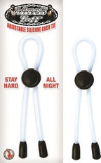 Mack Tuff Adjustable Silicone Cock Tie Black > Cock Ring > Adjustable