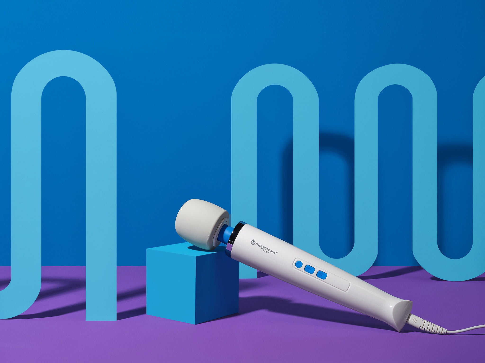 Magic Wand Plus White Electric Massager with Variable Speeds > Sex Toys > Massage Wands