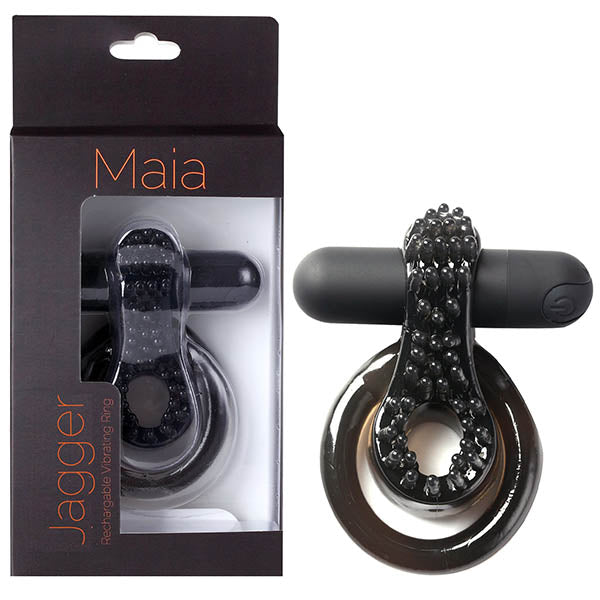 Maia Jagger USB Rechargeable Vibrating Cock and Ball Ring Cock Rings Vibrating
