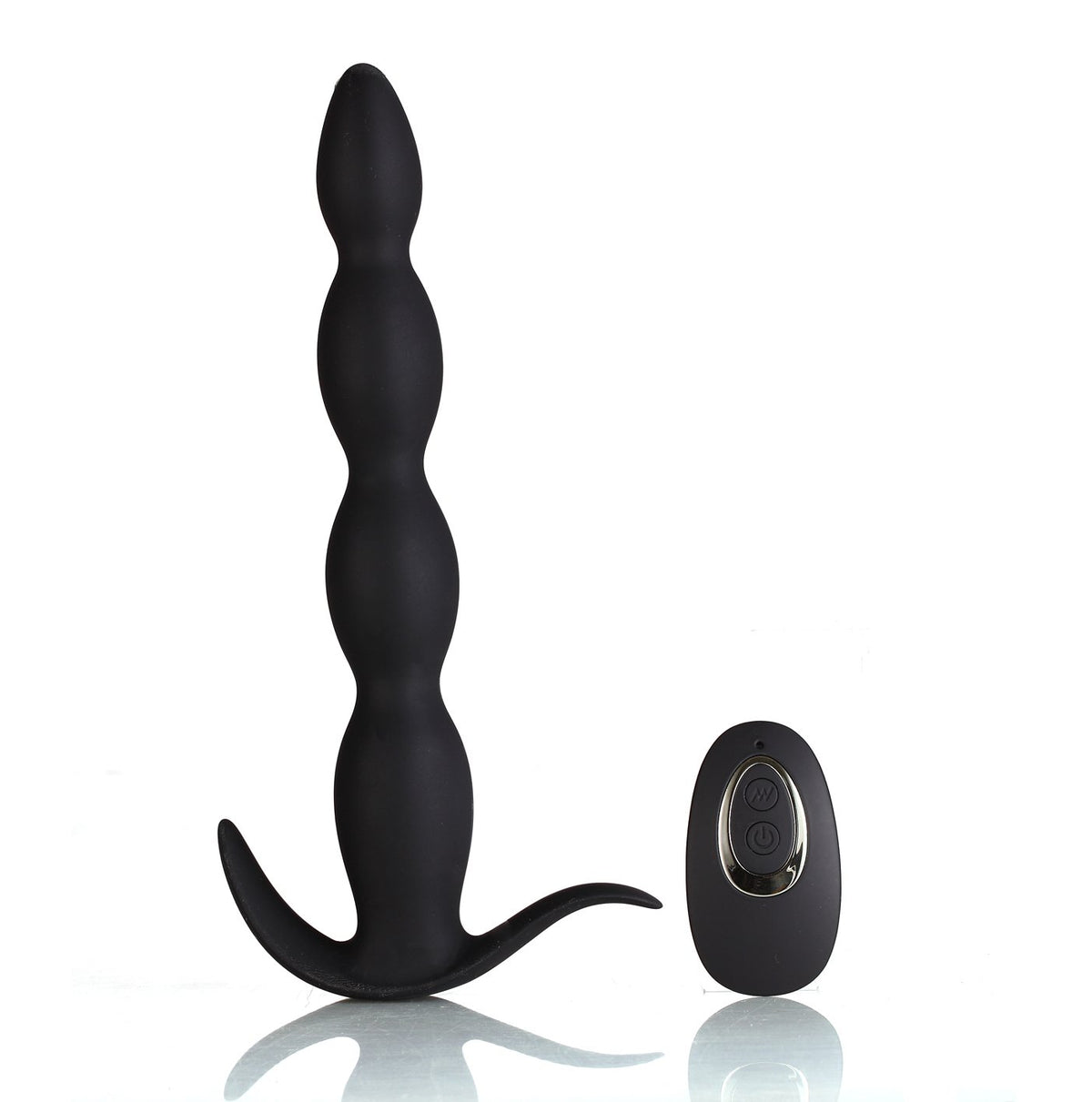 Maia Mason (Black) – 9.3 Inch Rechargeable Wireless Remote Anal Beads Vibrator > Anal Range > Anal Beads