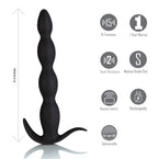 Maia Mason (Black) – 9.3 Inch Rechargeable Wireless Remote Anal Beads Vibrator > Anal Range > Anal Beads