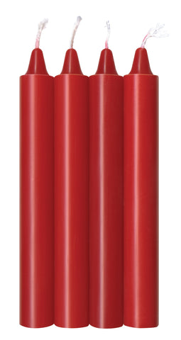 Make Me Melt Drip Candles - Hot Drip Candles - 4 Pack Red Drip Candles