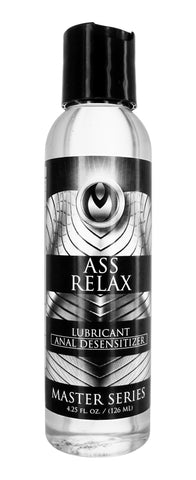 Master Series Ass Relax Desensitizing Lubricant 4.25 Ounce Anal Lubricant