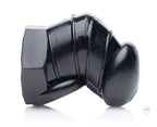 Master Series Detained Restrictive Chastity Cage (Black) – Rubber Chastity Device with Nubs > Bondage Gear > Male Chastity