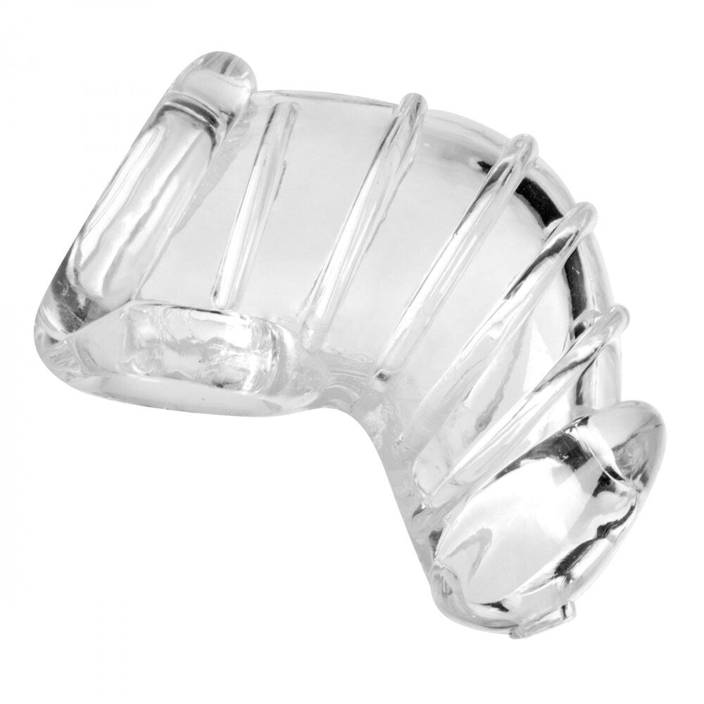 Master Series Detained Soft Body Chastity Cage – Skin-Safe Rubber Chastity Device > Bondage Gear > Male Chastity Main image