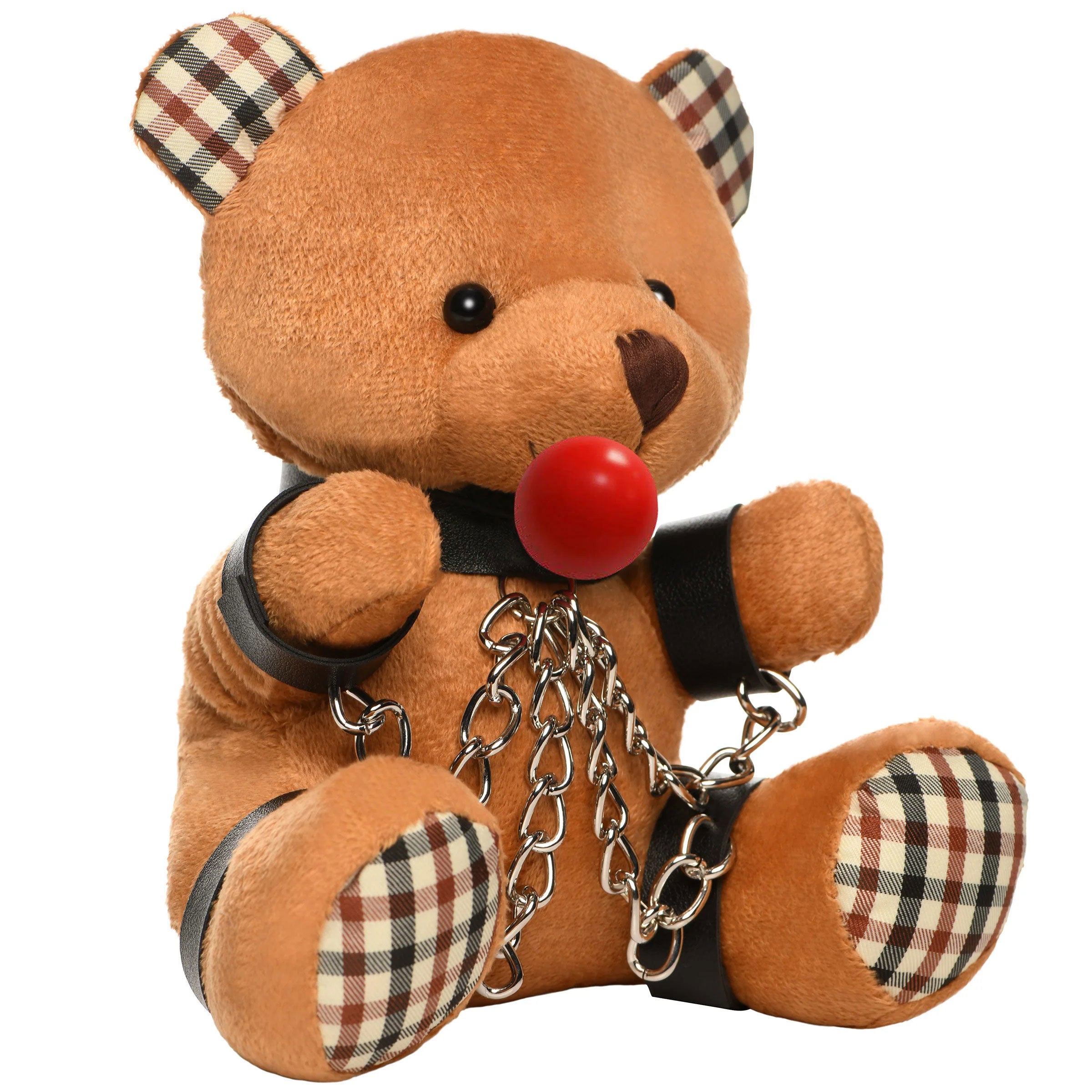 Master Series Gagged Bondage Bear Plush Toy Gag Gifts & Novelties