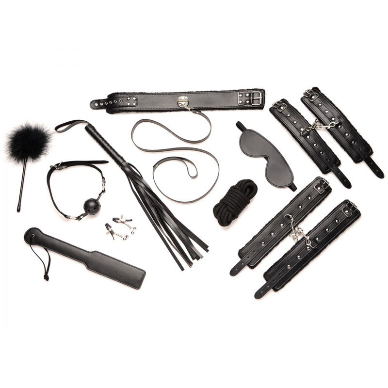 Master Series Hook Up 10 Piece Plush Bondage Set > Bondage Gear > Bondage Kits Main image