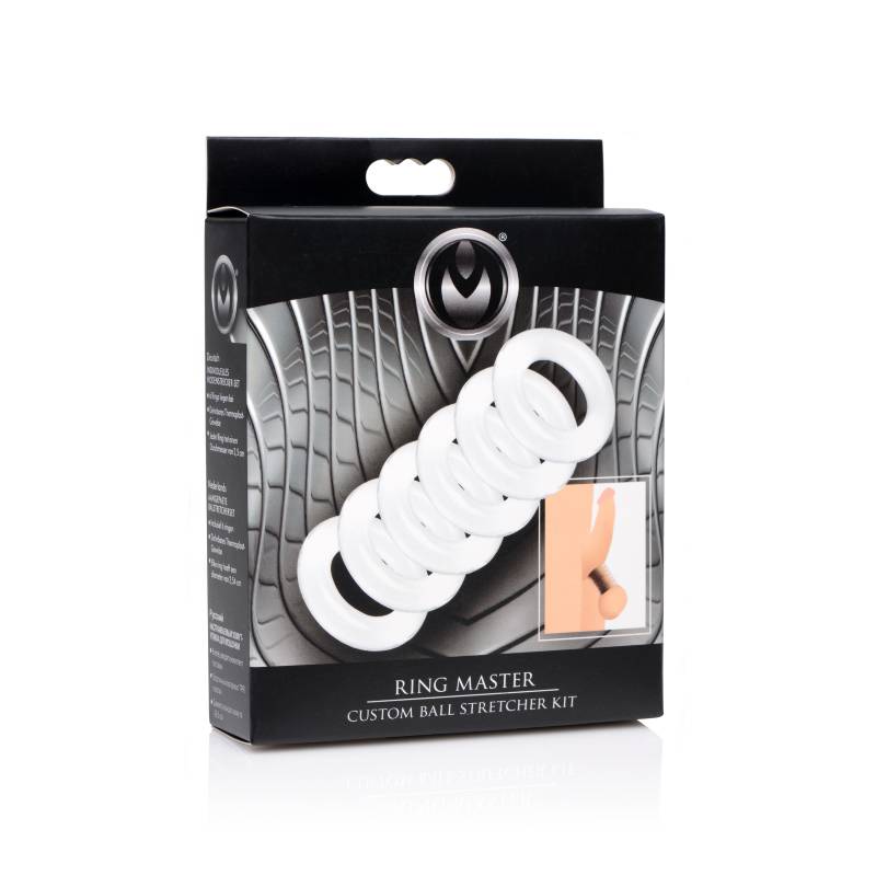 Master Series Ring Master Adjustable Ball Stretcher Kit > Sex Toys For Men > Ball Stretchers
